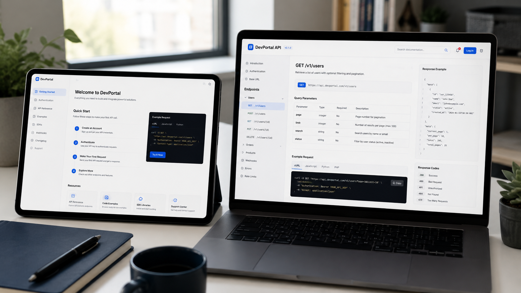 API Documentation & Developer Experience