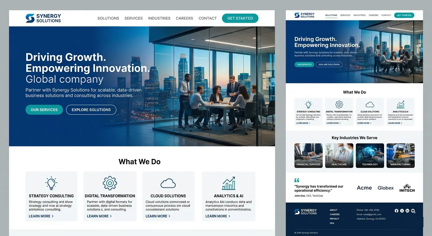 Corporate Business Website Design