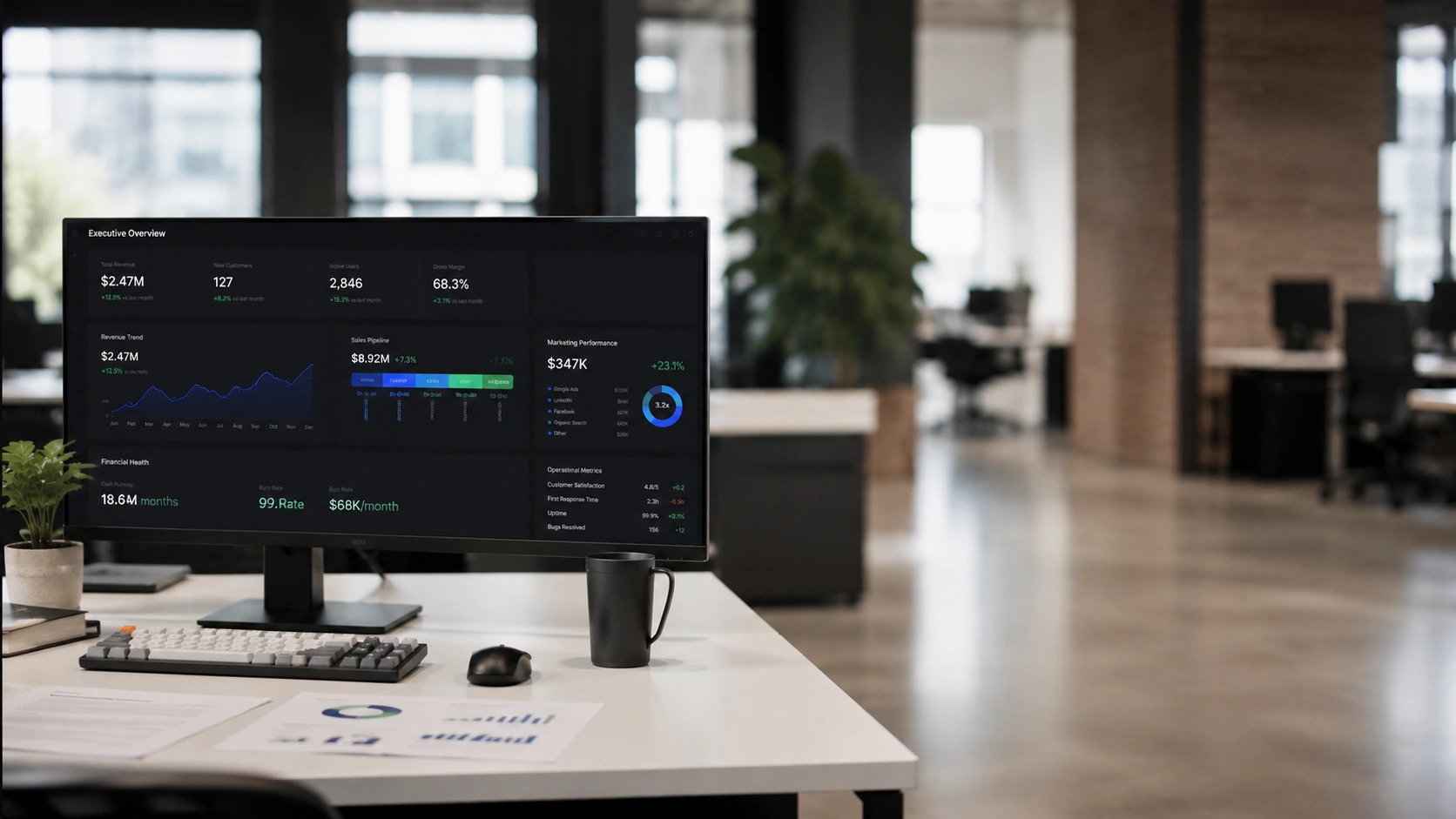 Custom KPI Dashboard Development