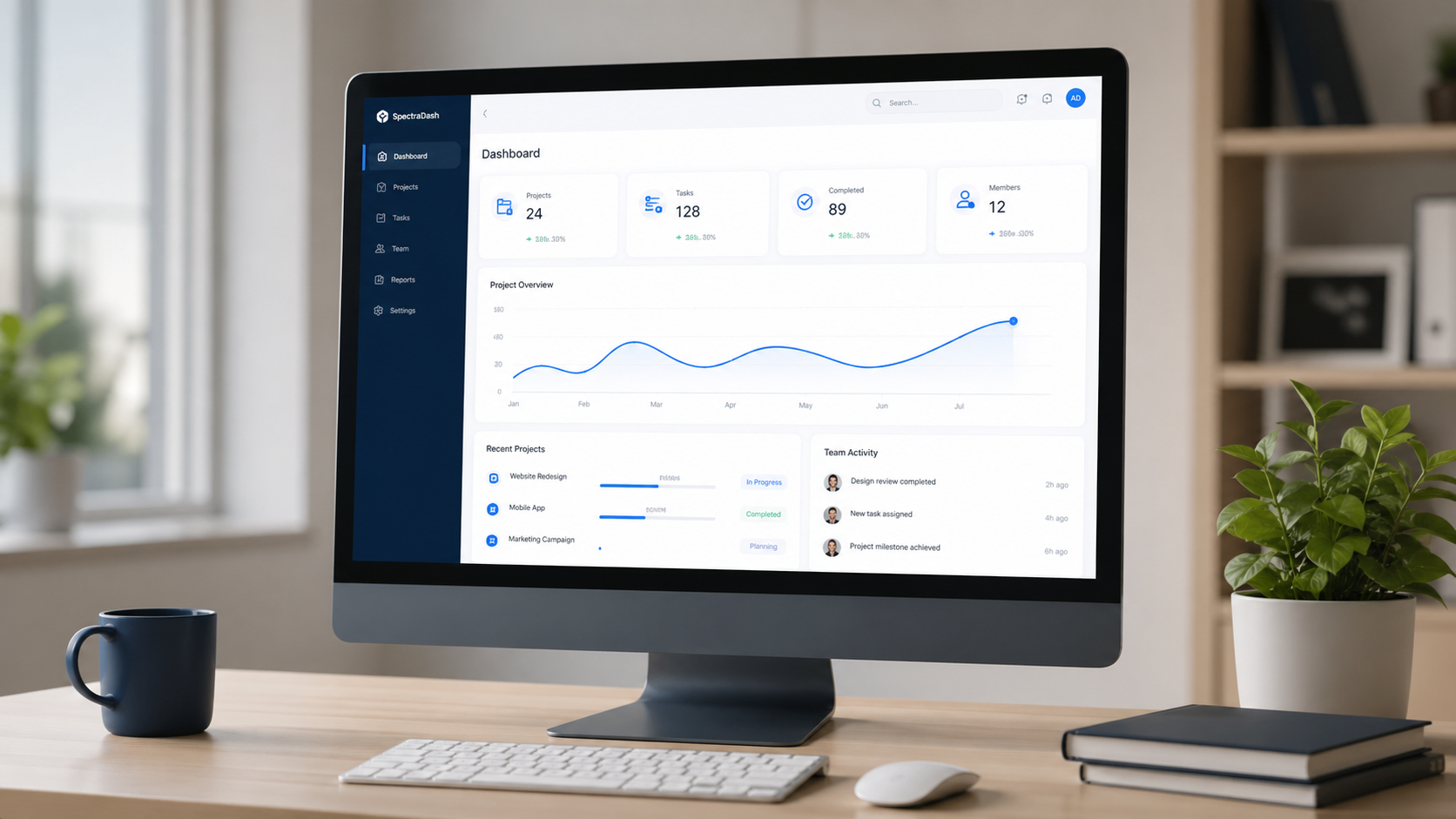 Custom React JS Web Application Development