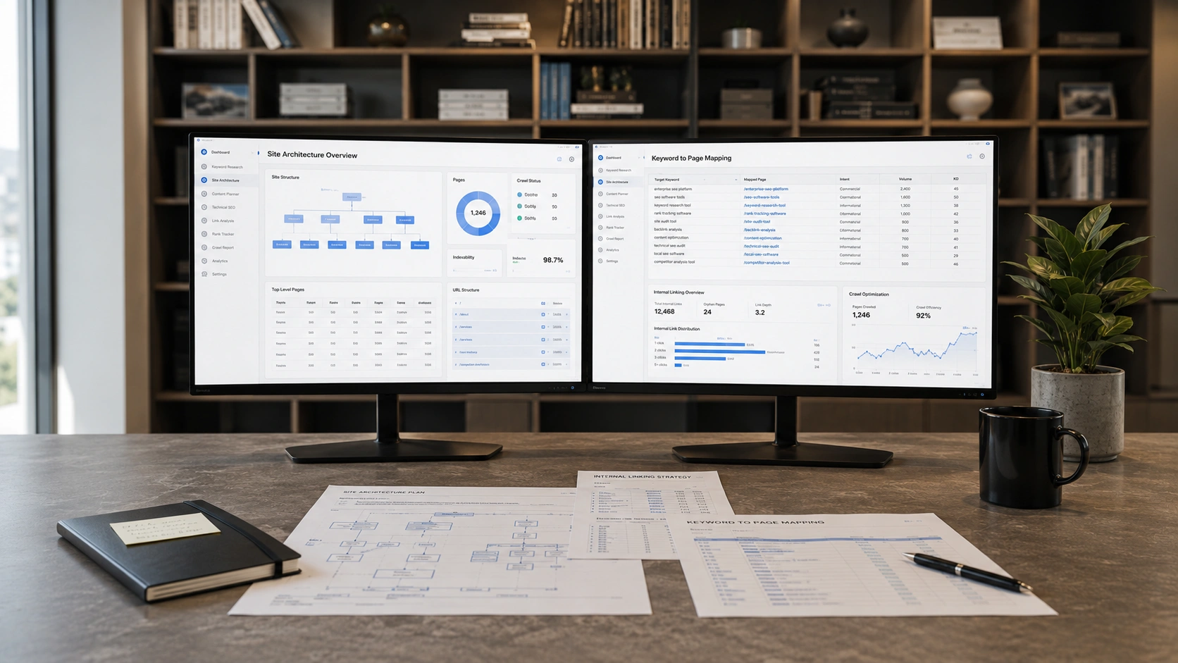 Enterprise Keyword Mapping & Site Architecture Planning