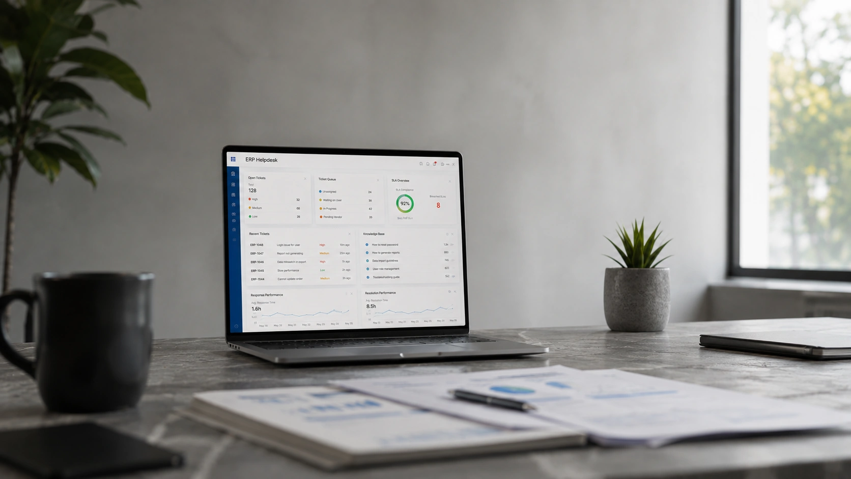 ERP Helpdesk and User Support Services