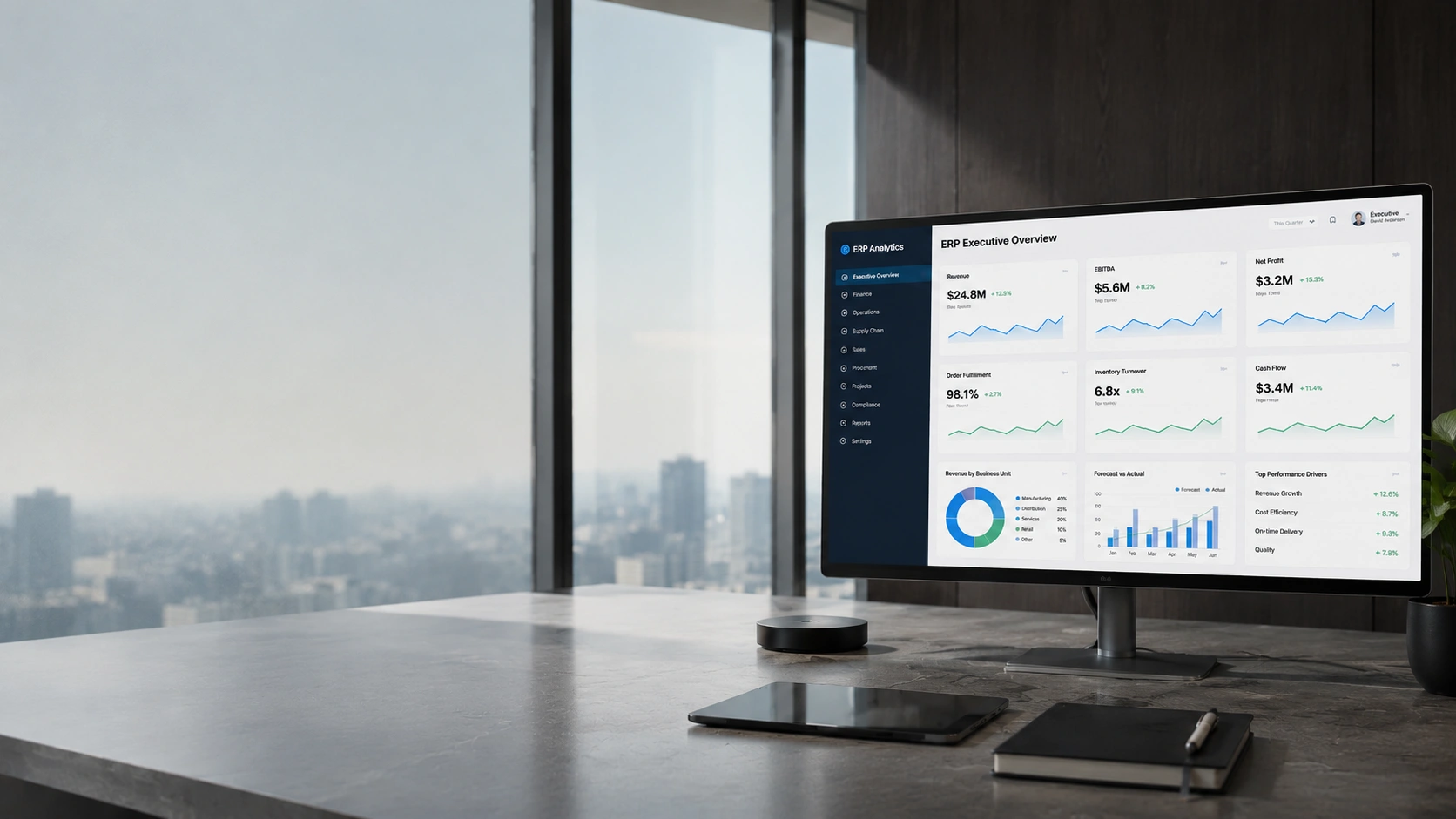 ERP Reporting & Analytics Module Development