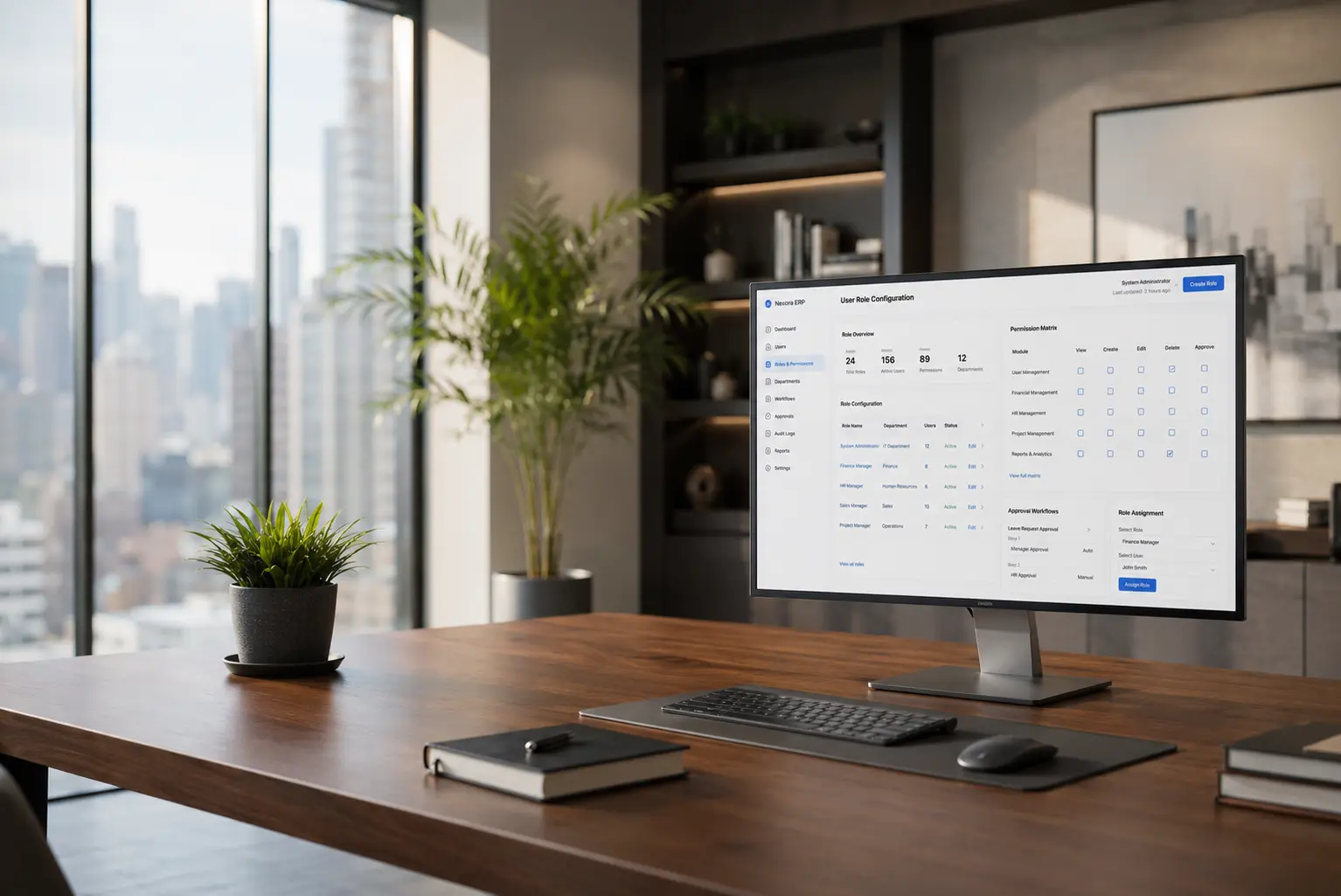 ERP User Role Management & Configuration