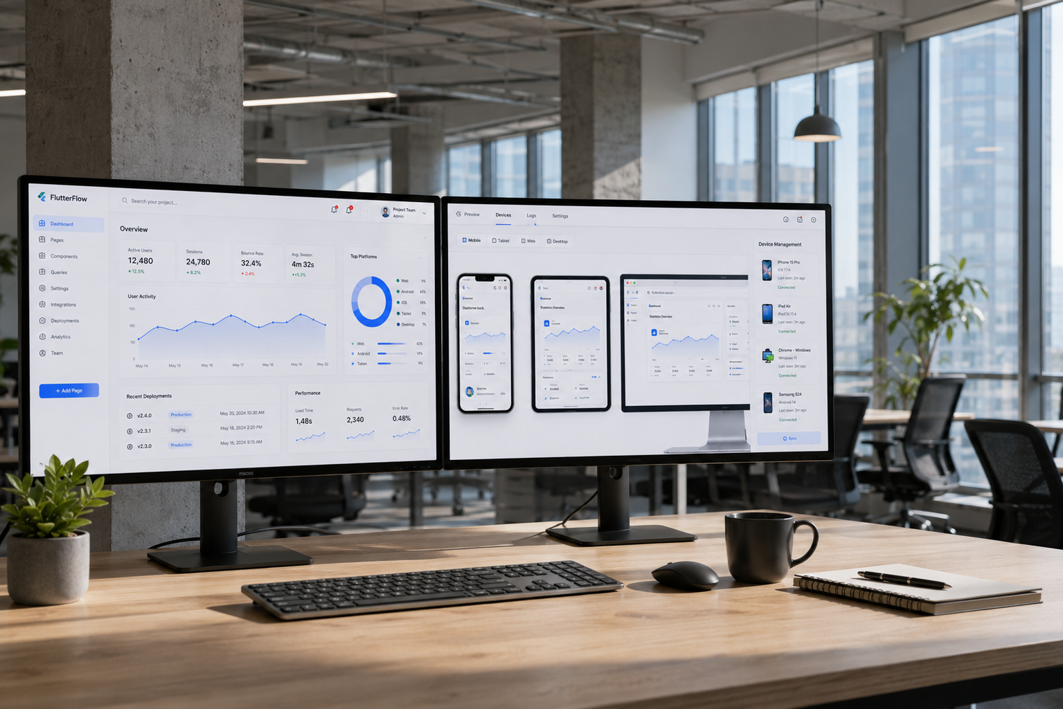 Flutter Web & Multi-Platform Application Development