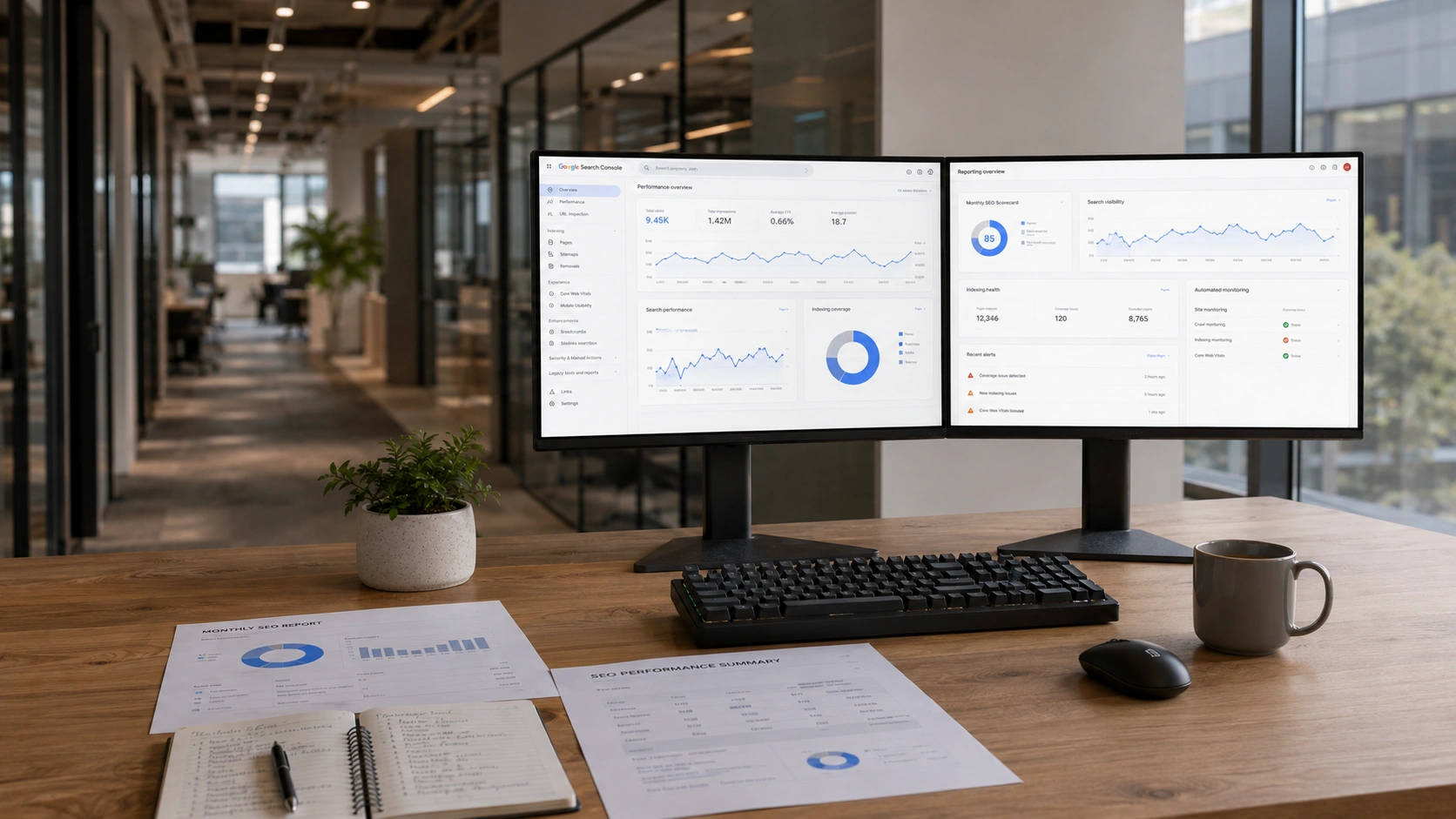 GSC Reporting, Monitoring & Ongoing Management