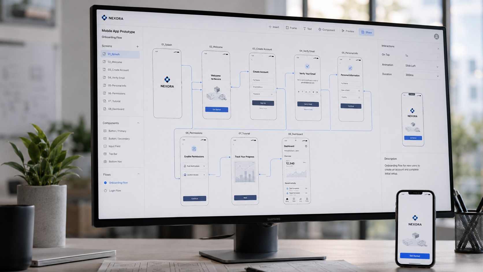 Interactive Wireframe Prototypes