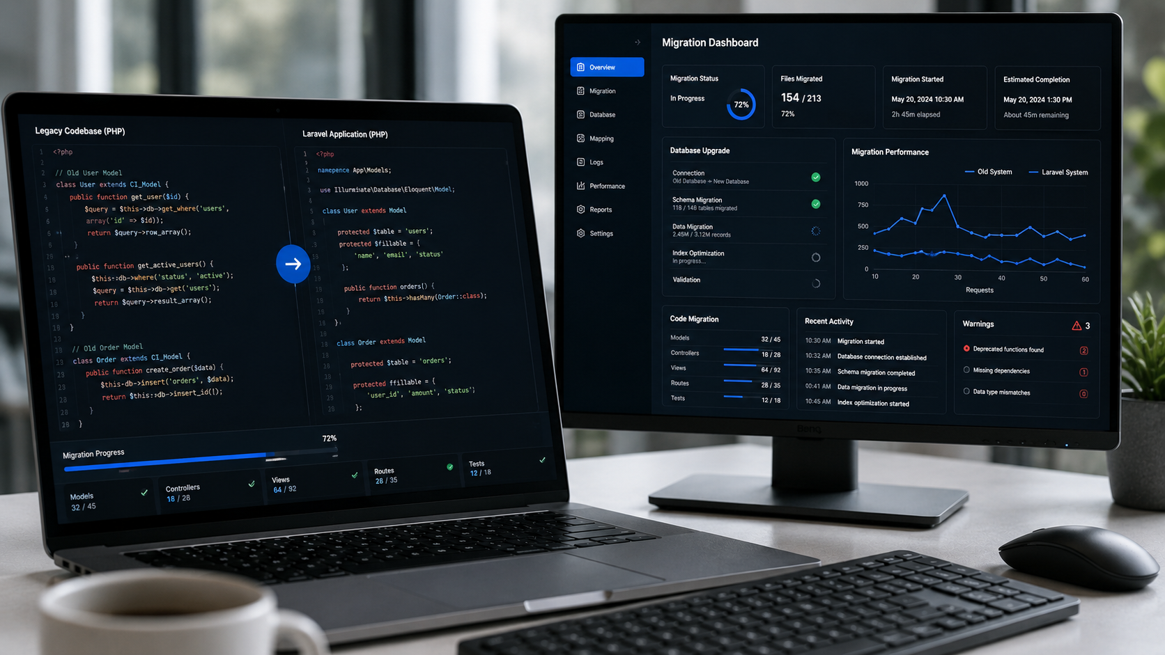 Legacy PHP Migration to Laravel