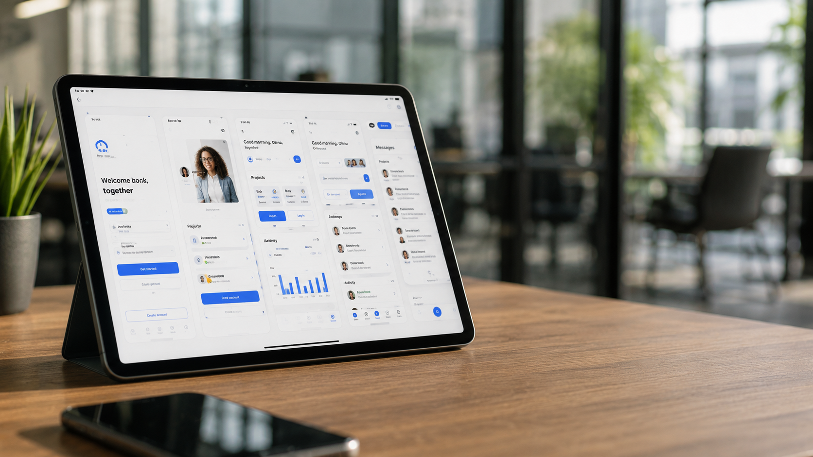 Mobile App Visual UI Design