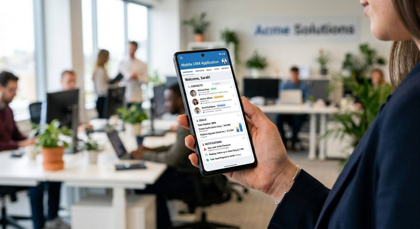 Mobile CRM Application