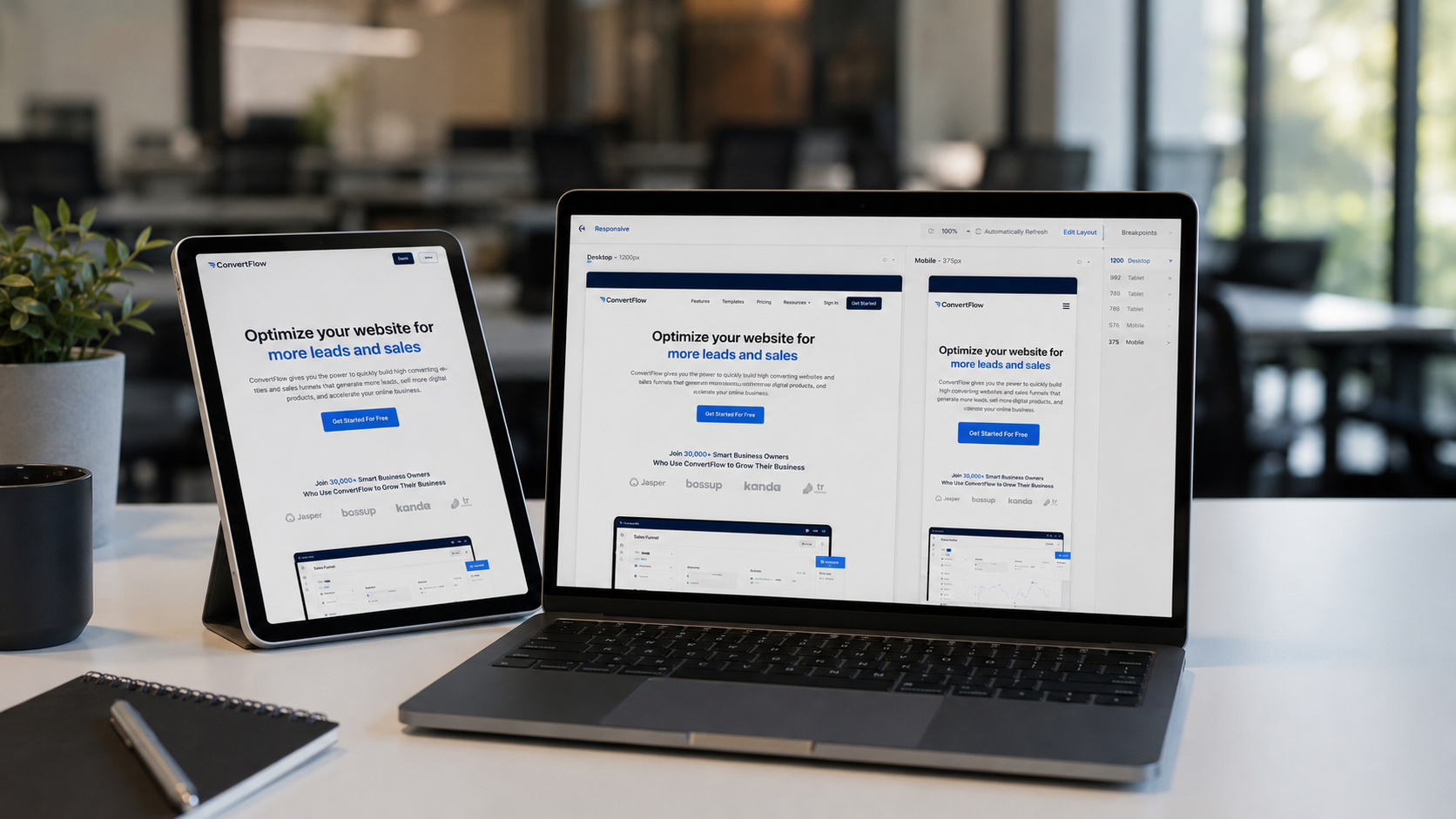 Mobile-First Responsive Homepage Design