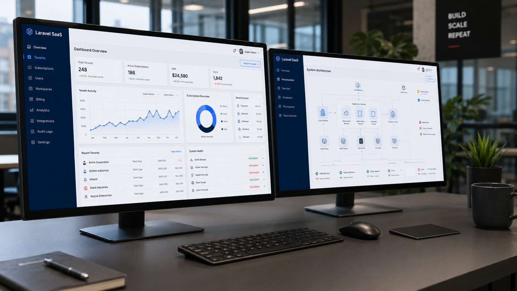 Multi-Tenant SaaS Platform Development With Laravel