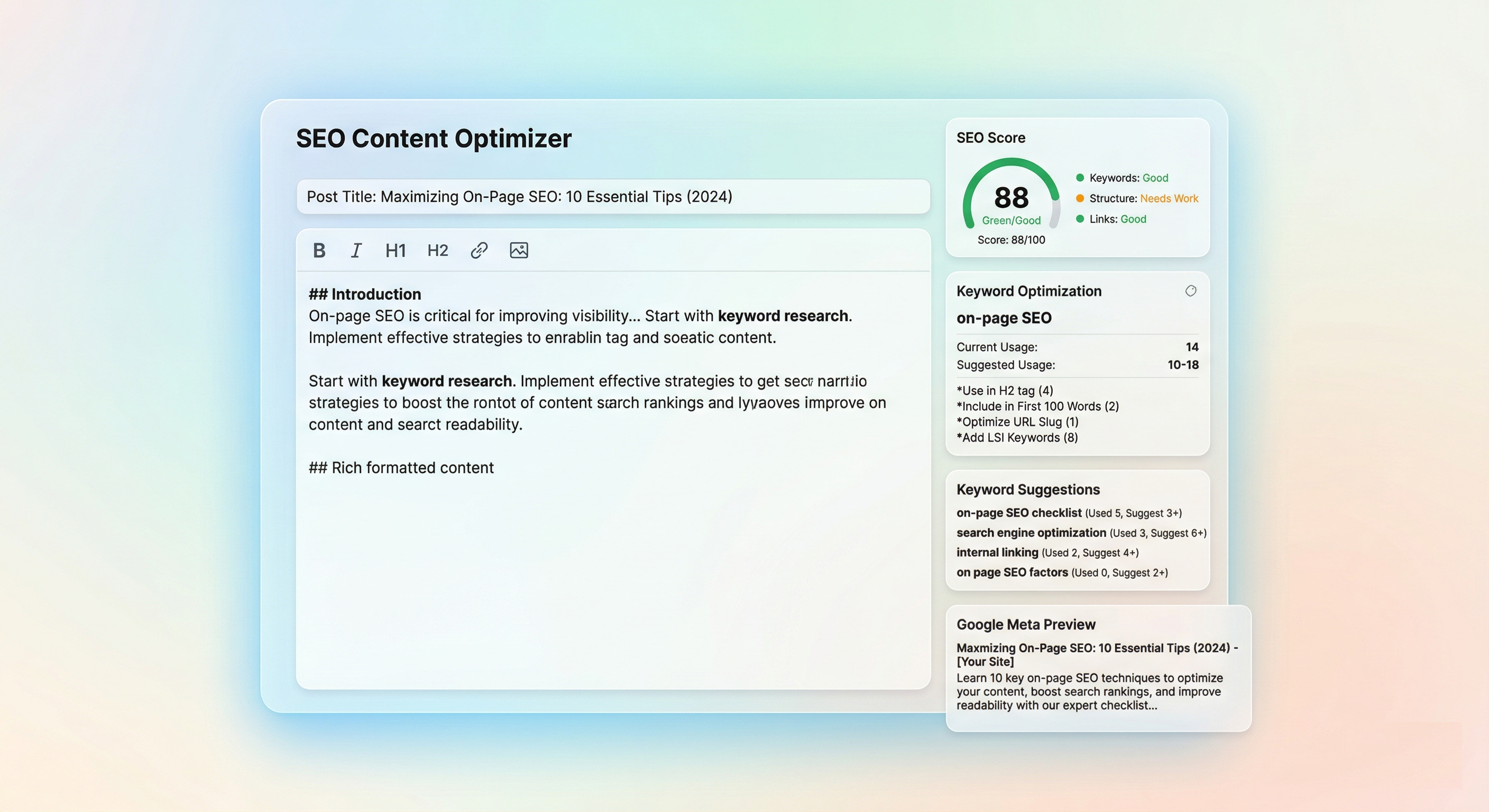 On-Page SEO Services