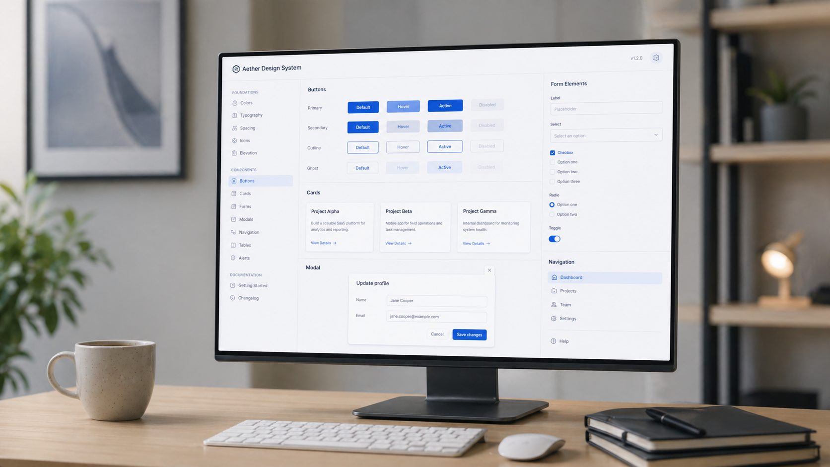 React JS UI Component Library Development