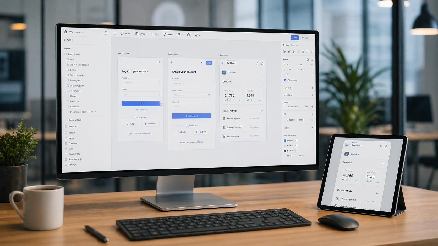 Responsive UI/UX Design for Mobile & Web