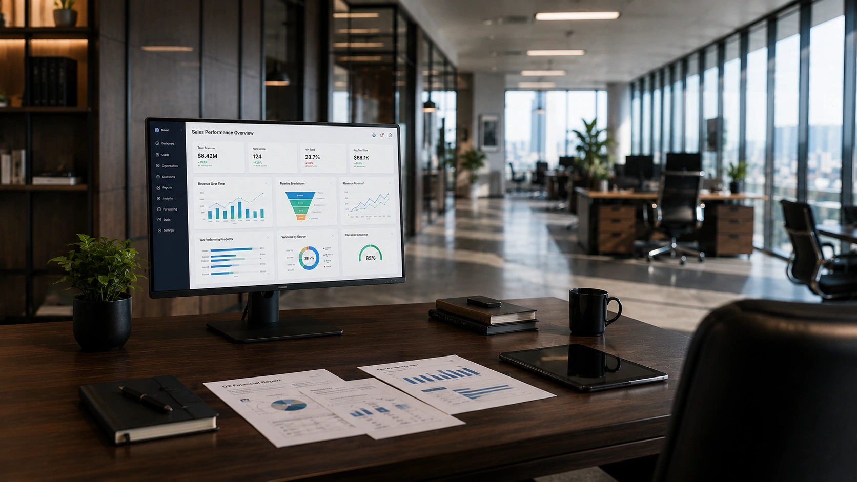 Sales Reporting, Analytics & Forecasting Dashboards