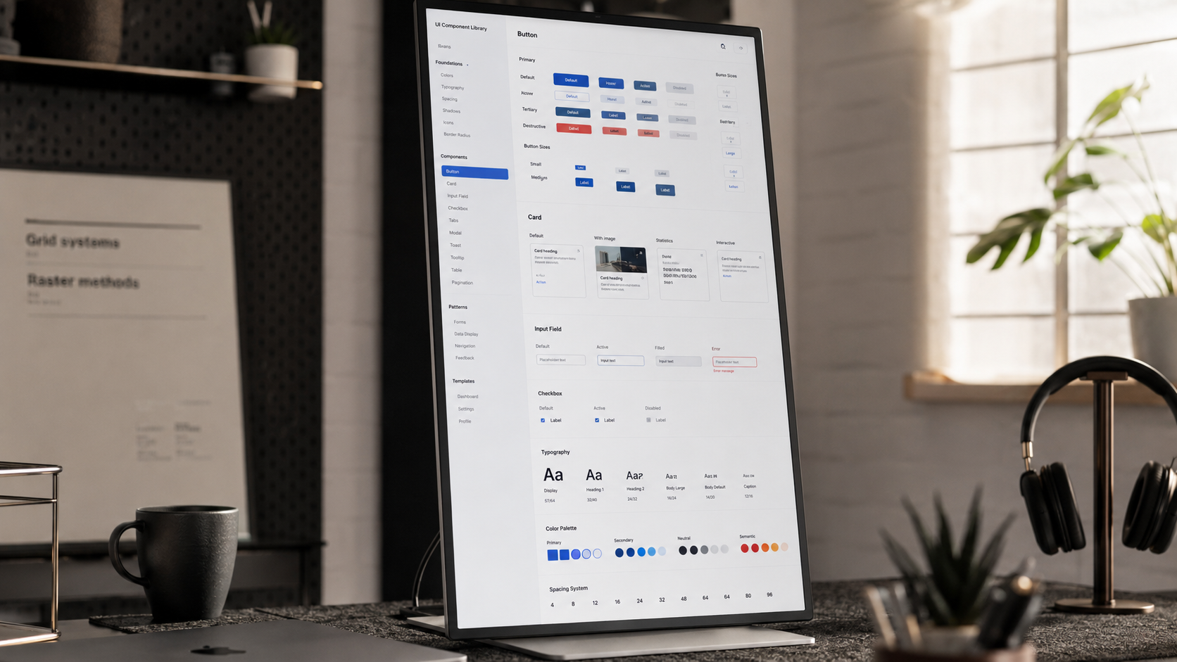 UI Design System & Component Library