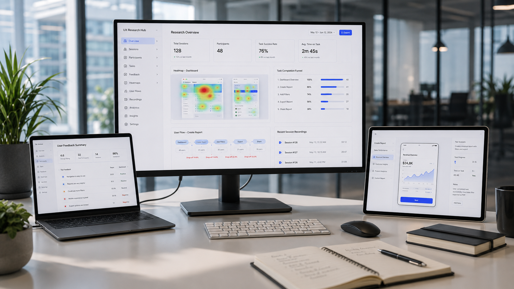 Moderated Usability Testing Sessions