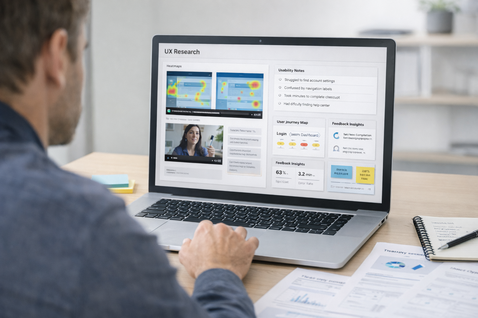 UX Research and User Journey Mapping