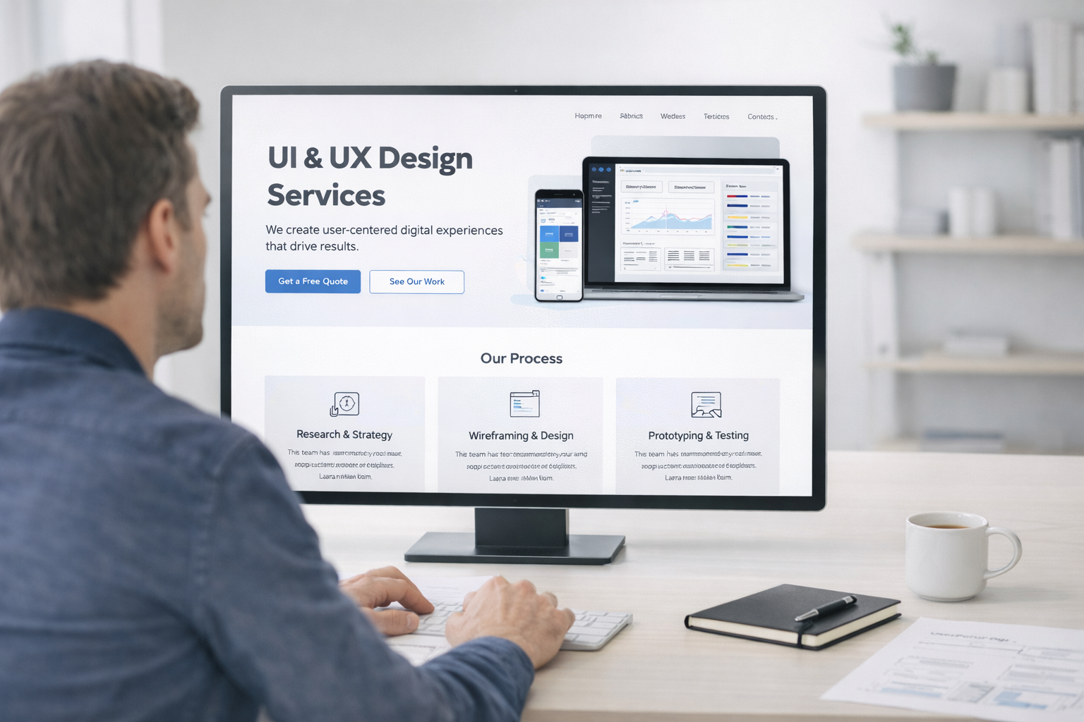 Website UI UX Design