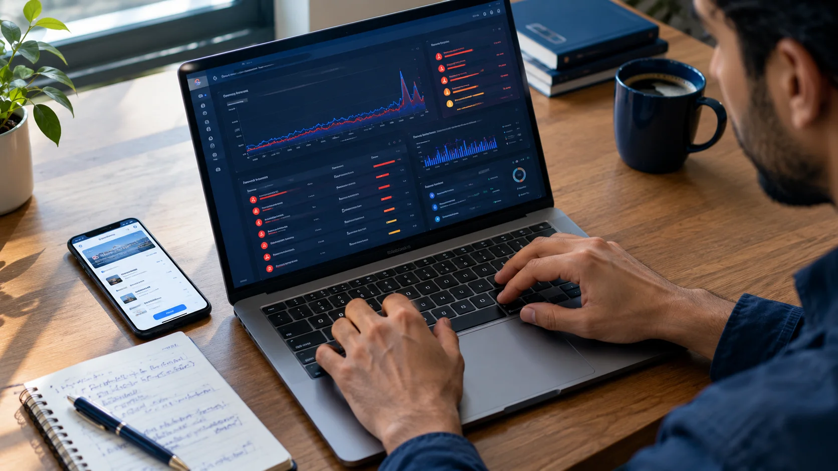 developer reviewing AI-generated app dashboard after production issues appear